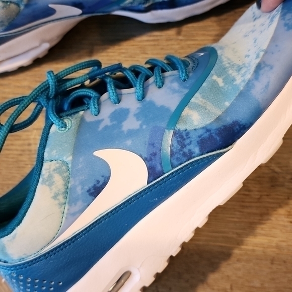 Nike Air Max Thea‎ Blue Tie Dye Size 7.5 - Picture 6 of 8